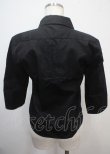 画像2: CHOICE / 王冠刺繍ブラウス  黒 Y-25-03-26-083-PU-BL-SZ-ZY (2)