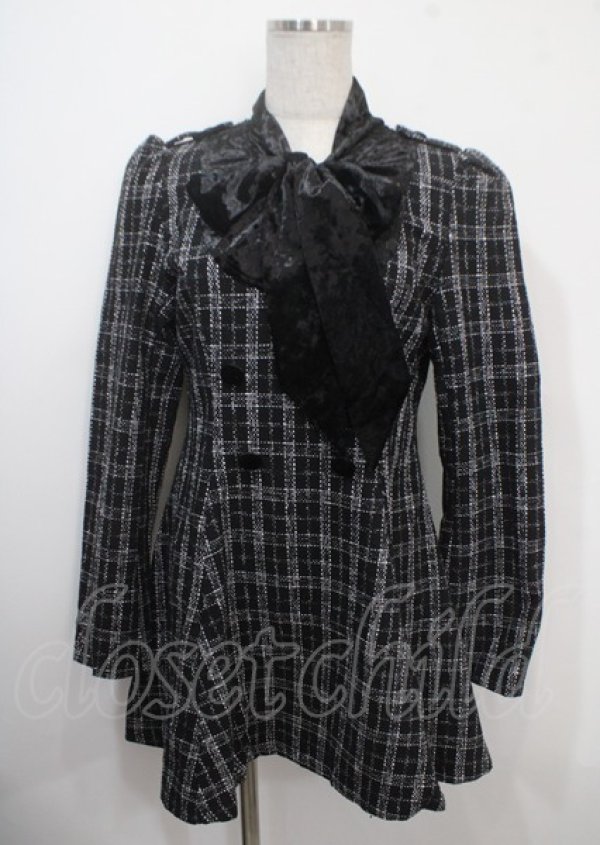 画像1: PUNK RAVE / Bow Collect waist dres S 黒 Y-25-03-26-104-PU-OP-SZ-ZT262 (1)
