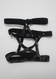 画像1: KILL STAR / ガーターベルト  黒 Y-25-03-26-013-PU-AC-SZ-ZY (1)