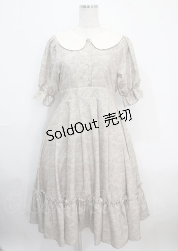画像1: m petit by misako / NINA’Sコラボトワルドジュイワンピース S 中薄橙 Y-25-03-26-113-LO-OP-SZ-ZT104 (1)