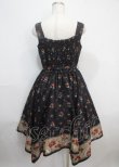 画像2: axes femme / Mulhouse Collection フラワーパネル柄イレヘムワンピース M 黒 Y-25-03-26-135-AX-OP-SZ-ZY (2)