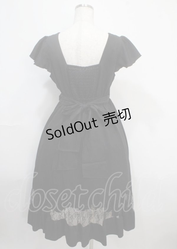 画像2: axes femme POETIQUE / ストロベリー刺繍ワンピース M 黒 Y-25-03-26-136-AX-OP-SZ-OS (2)
