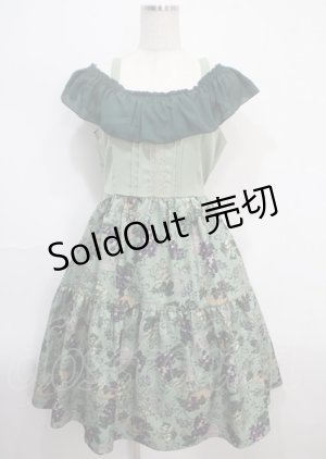 画像: axes femme POETIQUE / ヴァンダンジュ2wayワンピース M グリーン Y-25-03-26-148-AX-OP-SZ-OS