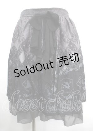 画像: axes femme POETIQUE / Disney ドリームパネル柄スカート M 黒 Y-25-03-26-168-AX-SK-SZ-OS