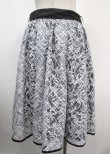 画像2: axes femme POETIQUE / チェックプリントレーススカート M 黒 Y-25-03-26-172-AX-SK-SZ-OS (2)