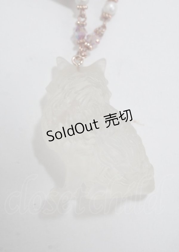 画像2: axes femme POETIQUE / ガーデンキャットネックレス  ピンク Y-25-03-26-002-AX-AC-SZ-ZY (2)