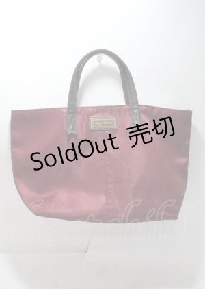 画像: axes femme / チョコモチーフランチトート F ワイン Y-25-03-26-025-AX-BG-SZ-ZT-K020