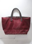 画像2: axes femme / チョコモチーフランチトート F ワイン Y-25-03-26-025-AX-BG-SZ-ZY (2)