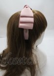 画像3: m petit by misako / NINA'sコラボ AM*NIリボンカチューシャ  中桃 Y-25-03-26-037-LO-AC-SZ-ZY (3)