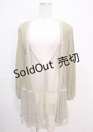 画像: axes femme / ロングカーディガン   Y-25-04-01-104-AX-TO-SZ-ZY