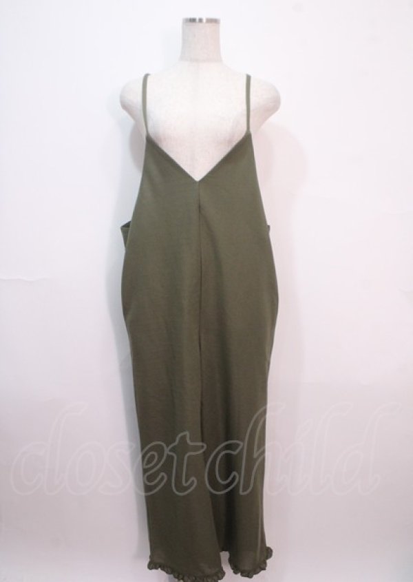 画像1: axes femme / Tシャツsetコンビネゾン M カーキ Y-25-04-01-113-AX-OP-SZ-ZY (1)