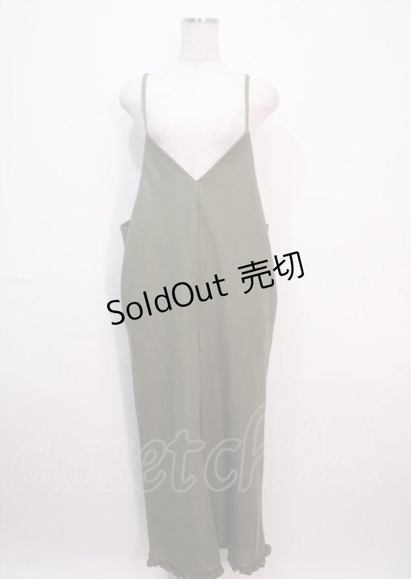 画像1: axes femme / Tシャツsetコンビネゾン M カーキ Y-25-04-01-113-AX-OP-SZ-ZY (1)
