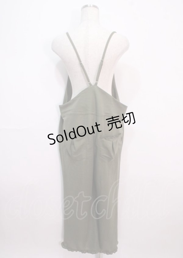 画像2: axes femme / Tシャツsetコンビネゾン M カーキ Y-25-04-01-113-AX-OP-SZ-ZY (2)
