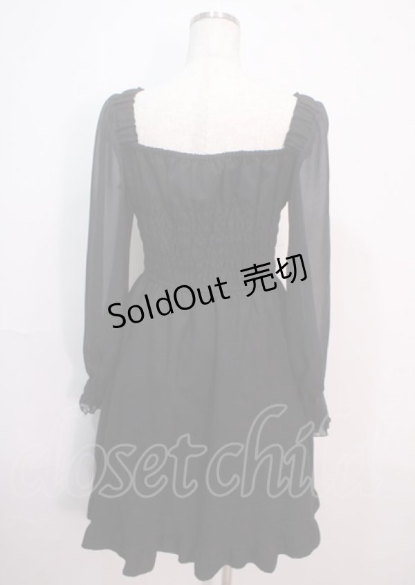 画像2: axes femme / ワンピース M 黒 Y-25-04-01-120-AX-OP-SZ-ZY (2)