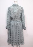 画像2: axes femme / 総柄シアーロングワンピース  ミント Y-25-04-01-121-AX-OP-SZ-ZI (2)