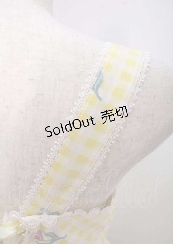 画像5: Angelic Pretty / Tulip Bouquetジャンパースカート  イエロー Y-25-04-01-126-AP-OP-SZ-ZY (5)