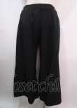 画像2: NieR Clothing / 切り替えワイドパンツ  黒 Y-25-04-01-138-PU-PA-SZ-ZY (2)