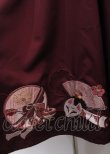 画像3: Amavel / おもひでの玩具箱和風スカート  ワイン Y-25-04-01-143-CA-SK-SZ-ZY (3)