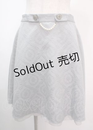 画像: 【SALE】axes femme / スカート M サックス Y-25-04-01-148-AX-SK-SZ-ZT139