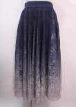 画像1: axes femme /  グラデレースサーキュラースカート F 紺 Y-25-04-01-182-AX-SK-SZ-ZY (1)