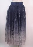 画像2: axes femme /  グラデレースサーキュラースカート F 紺 Y-25-04-01-182-AX-SK-SZ-ZY (2)