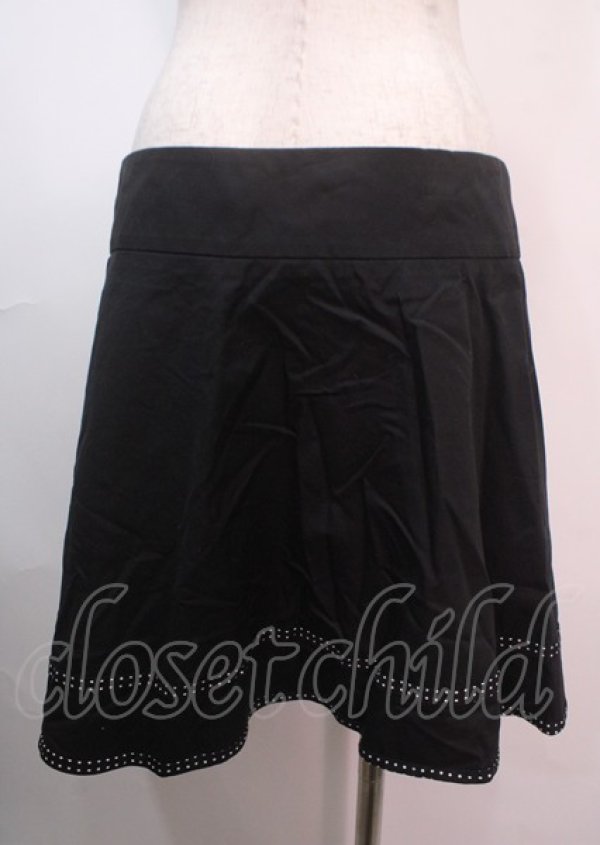画像2: CHOICE / ドットライン巻きスカート  黒 Y-25-04-01-186-PU-SK-SZ-ZY (2)