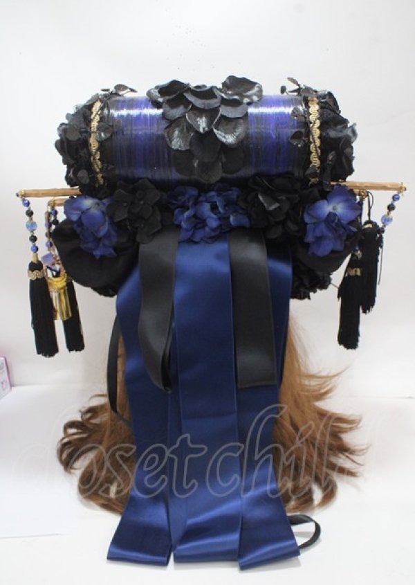 画像3: Atelier Beatrice / 花魁ヘッドピース  青 Y-25-04-01-019-GO-AC-SZ-ZY (3)