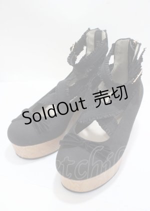 画像: axes femme kawaii / バレリーナシューズ  黒 Y-25-04-01-023-AX-SH-SZ-ZY