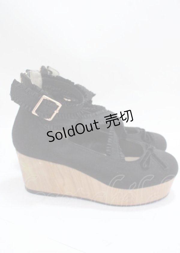 画像4: axes femme kawaii / バレリーナシューズ  黒 Y-25-04-01-023-AX-SH-SZ-ZY (4)