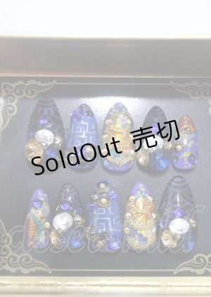画像: Magnifique / ネイルチップ L ネイビー Y-25-04-01-004-GO-ZA-SZ-ZY