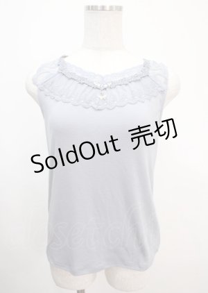 画像: axes femme / バタフライチャーム付きタンク M サックス Y-25-04-01-028-AX-TO-SZ-ZY