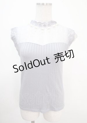 画像: axes femme / パールデザインビスチェプルオーバー M ラベンダー Y-25-04-01-029-AX-TO-SZ-ZY
