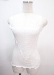 画像1: axes femme / レースタンクトップ M 白 Y-25-04-01-037-AX-TO-SZ-ZY (1)