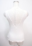 画像2: axes femme / レースタンクトップ M 白 Y-25-04-01-037-AX-TO-SZ-ZY (2)