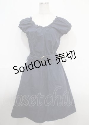 画像: axes femme / ワンピース M 紺 Y-25-04-03-093-AX-OP-SZ-ZY