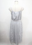 画像2: axes femme / モチーフレースキャミワンピース M サックス Y-25-04-03-116-AX-OP-SZ-ZY (2)