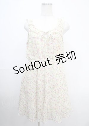 画像: axes femme / 花柄プリーツフレアワンピース   Y-25-04-03-122-AX-OP-SZ-ZI