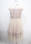 画像2: axes femme / 総レースロングワンピース M アワピンク Y-25-04-03-124-AX-OP-SZ-ZY (2)