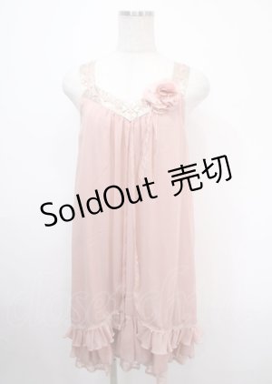 画像: axes femme / BACKデザインタンクドレス  ピンク Y-25-04-03-131-AX-OP-AS-ZY