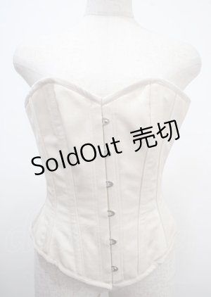画像: abilletage / レースプリントコルセット  アイボリー Y-25-04-03-145-GO-TO-SZ-ZS