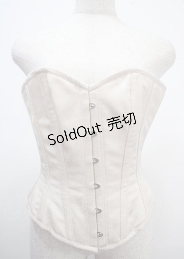 画像1: abilletage / レースプリントコルセット  アイボリー Y-25-04-03-145-GO-TO-SZ-ZS (1)