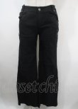 画像1: Ozz On / ドクロ刺繍スキニーパンツ  黒 Y-25-04-03-156-OO-PA-SZ-ZY (1)