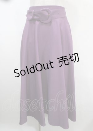 画像: F&A / カラーパレットスカート F パープル Y-25-04-03-157-LO-SK-SZ-ZY