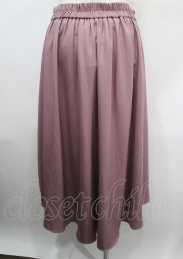 画像2: axes femme / ジップ付イレヘムスカート  ピンク Y-25-04-03-158-AX-SK-SZ-OS (2)