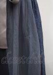 画像3: axes femme / リリー柄チュール刺繍スカート M 紺 Y-25-04-03-174-AX-SK-SZ-ZY (3)