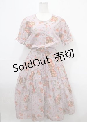 画像: WONDERFUL WORLD / かご苺ワンピース  ラベンダー Y-25-04-11-069-LO-OP-SZ-ZY