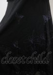 画像4: h.Jelly HONEY / 蝶プリントワンピース  黒 Y-25-04-11-097-HN-OP-SZ-ZY (4)
