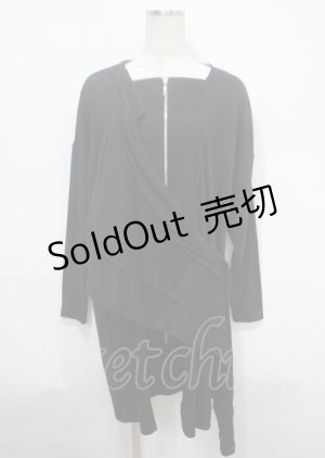 画像: PUNK RAVE / Drama Cardigan  黒 Y-25-04-11-100-PU-TO-SZ-ZY