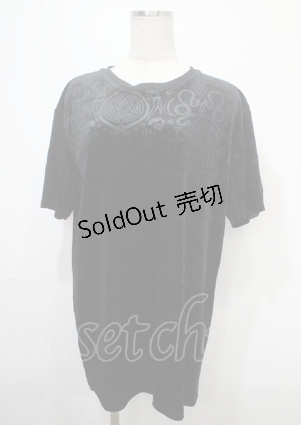 画像1: KILL STAR / Gorgon Velvet Shirt S 黒 Y-25-04-11-102-PU-TO-SZ-ZY (1)