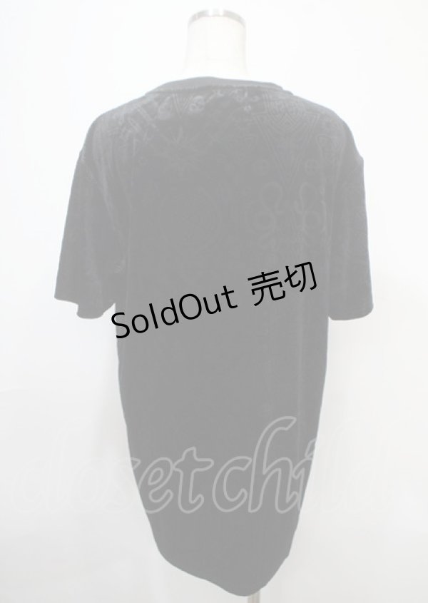 画像2: KILL STAR / Gorgon Velvet Shirt S 黒 Y-25-04-11-102-PU-TO-SZ-ZY (2)